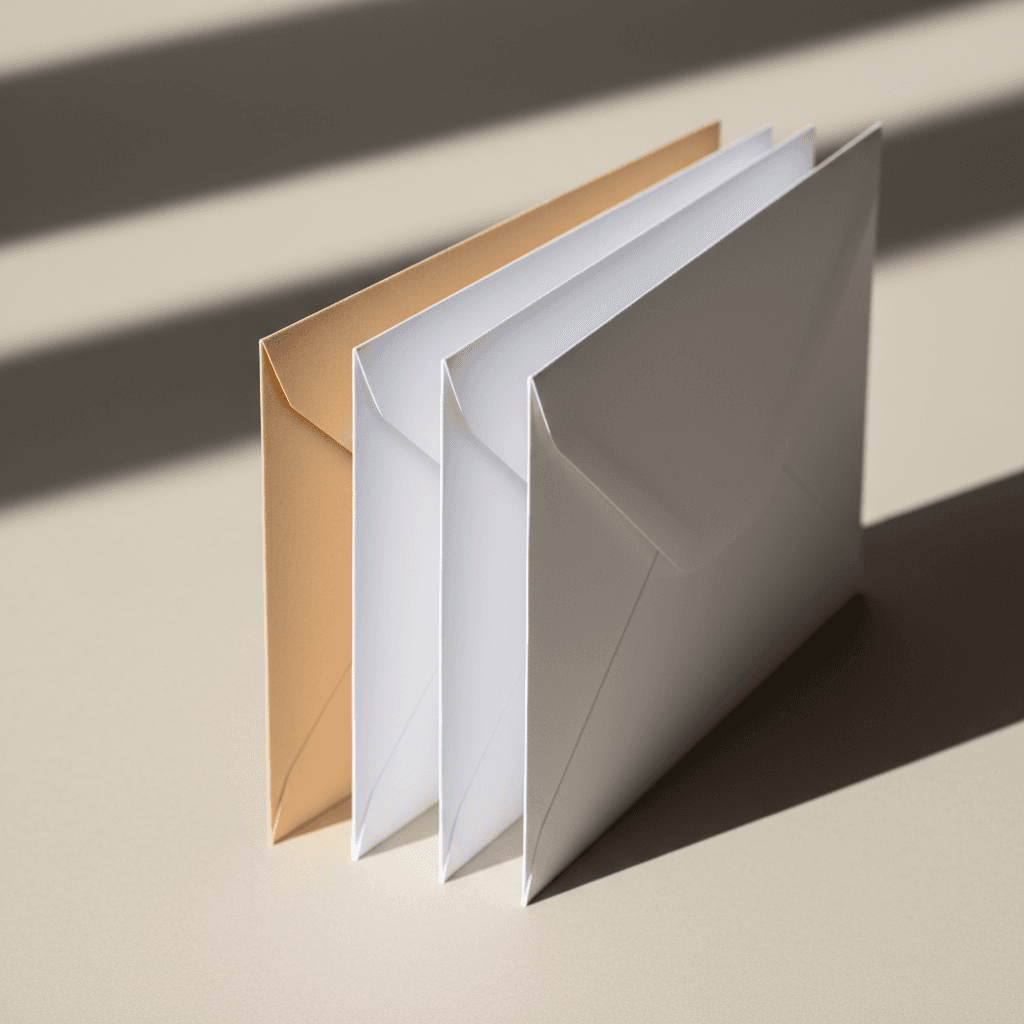 Wallet flap envelopes